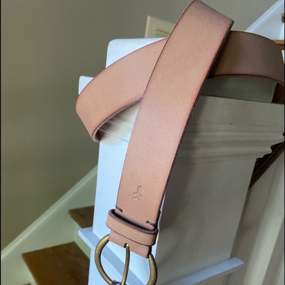 Frye Tan Leather Belt